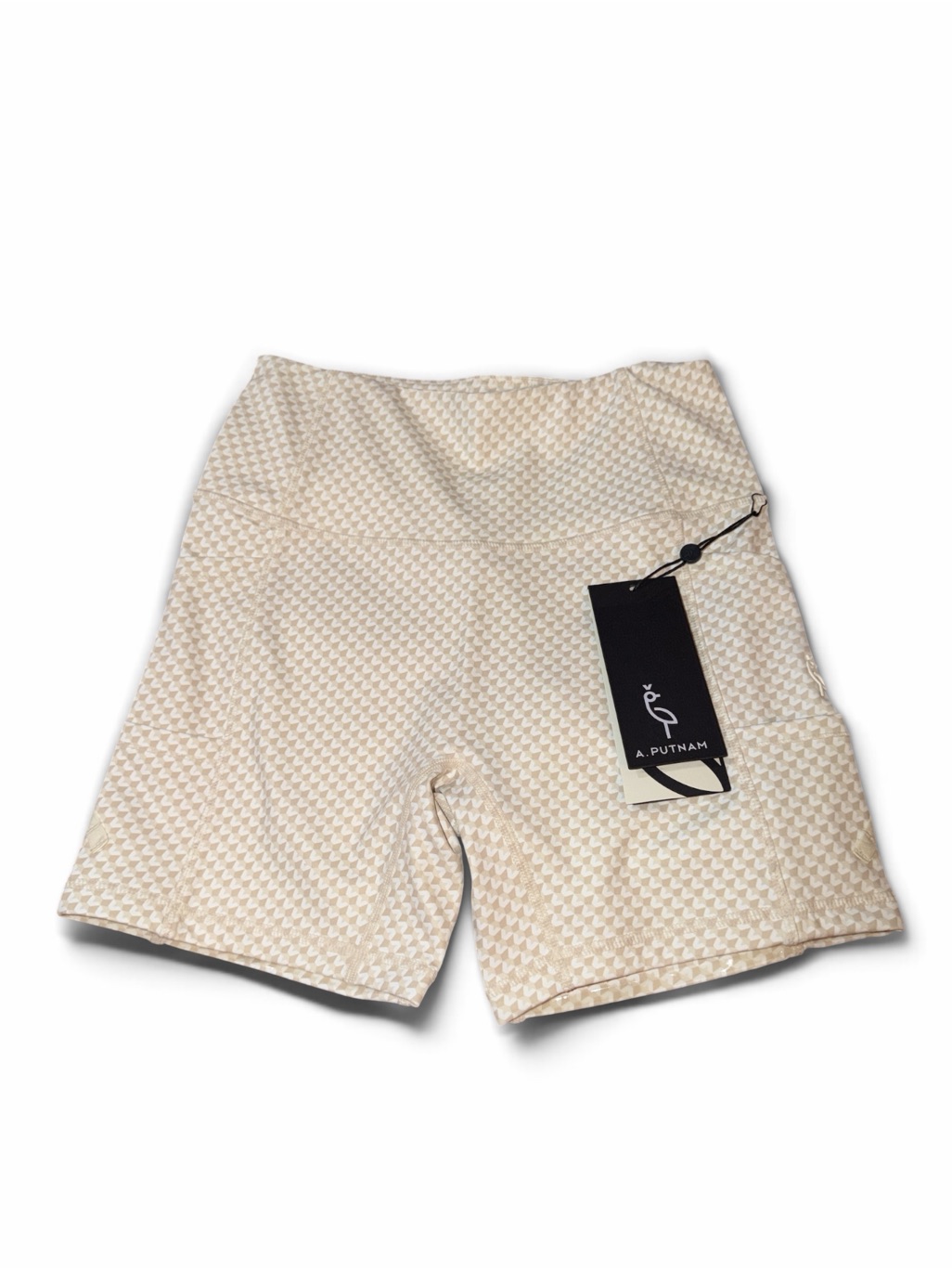 Nwt A. Putnam Golf Bike Shorts In Birch Crown Size Medium — image 2 of 8